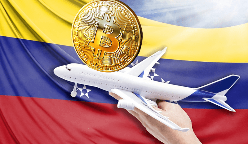 پذیرش بیت کوین توسط Caracas Air