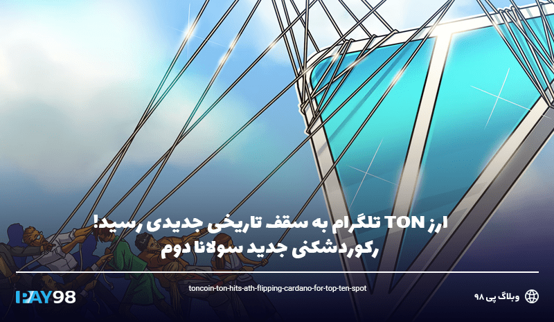ارز TON تلگرام به سقف تاریخی جدیدی رسید! رکوردشکنی جدید سولانا دوم